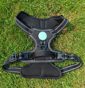 Dog Harness Reflective with Handle and Two Rings